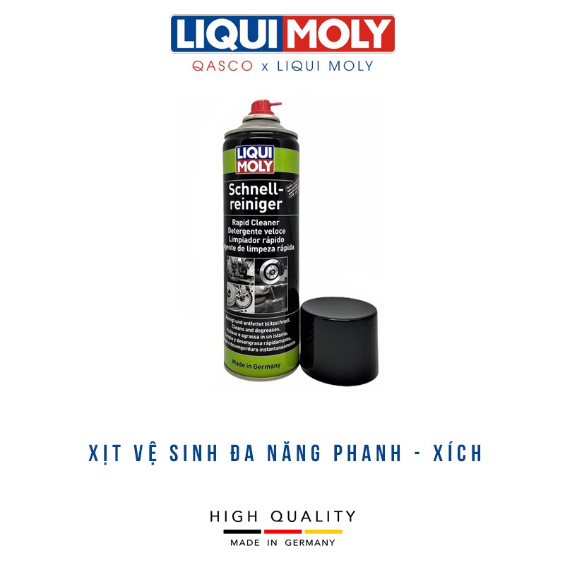 Xịt vệ sinh xích (sên) - hệ thống phanh đa năng LIQUI MOLY SCHNELL REINIGER (3318) (500ml)