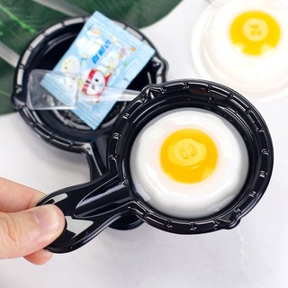 Pudding thạch nổ hình chảo chiên trứng ốp la