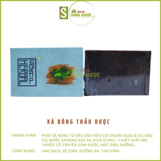 Xà bông thảo dược Cao thảo dược 100g Sinh Dược