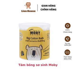 Bông tăm Moby cỡ bông nhỏ 150 chiếc