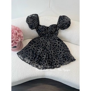 ĐẦM HOA CÚP NGỰC BIGSIZE