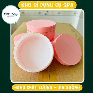 Hủ chiết kem body [màu hồng] 150gr
