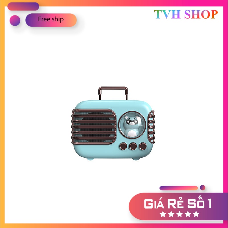Loa Bluetooth Thú Cưng Dễ Thương Retro Hành Lý - Bảo hành 3 tháng