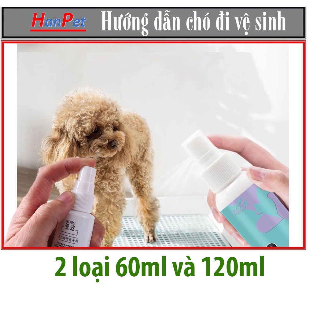 Orgo- (Bobo thế hệ mới 120ml) Hướng dẫn chó đi vệ sinh đúng chỗ kiêm khử mùi hôi chuồng chó.