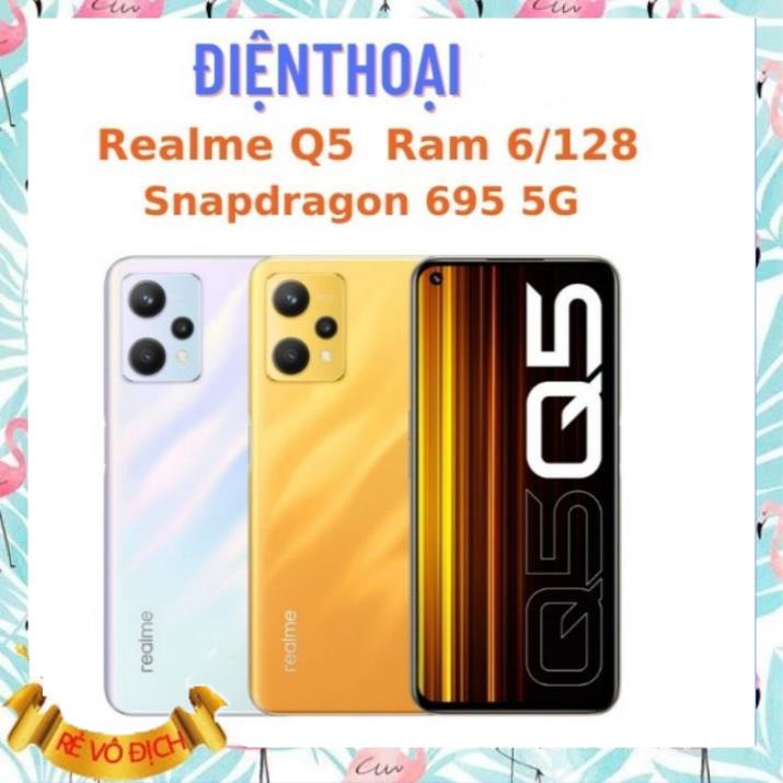 Điện Thoại Realme Q5 6/128Gb Nhập khẩu Cấu hình khung chiến game cực đã mới nguyên seal fullbox