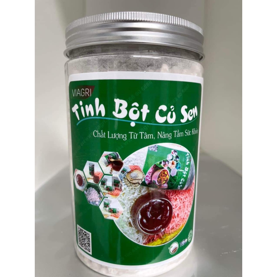 Tặng bố mẹ, ông bà Bột Củ Sen Tinh Chất 100% nguyên chất từ sen tươi giúp an thần tốt cho sức khỏe