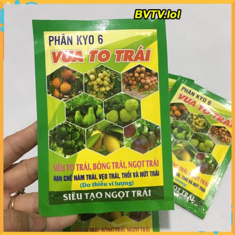 Vua to trái, to quả 30gr -Giúp lớn trái, bóng đẹp quả, hạn chế nứt quả, nám quả BVTV.lol