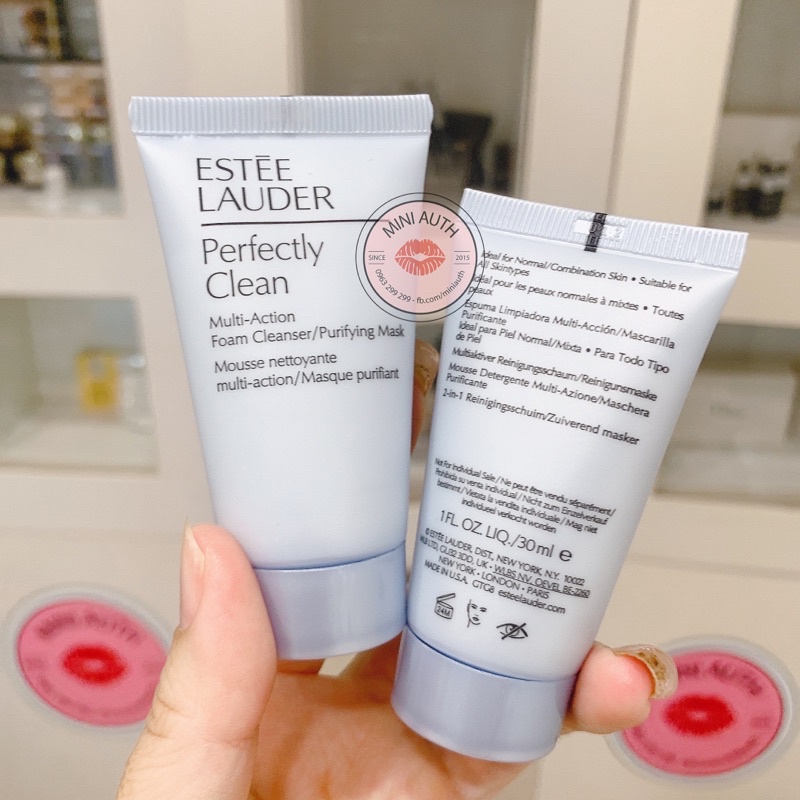 Sữa rửa mặt Estee Lauder Perfectly Clean 30ml