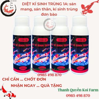Thuốc diệt trị kí sinh trùng cho cá Koi, cá cảnh Fish 8