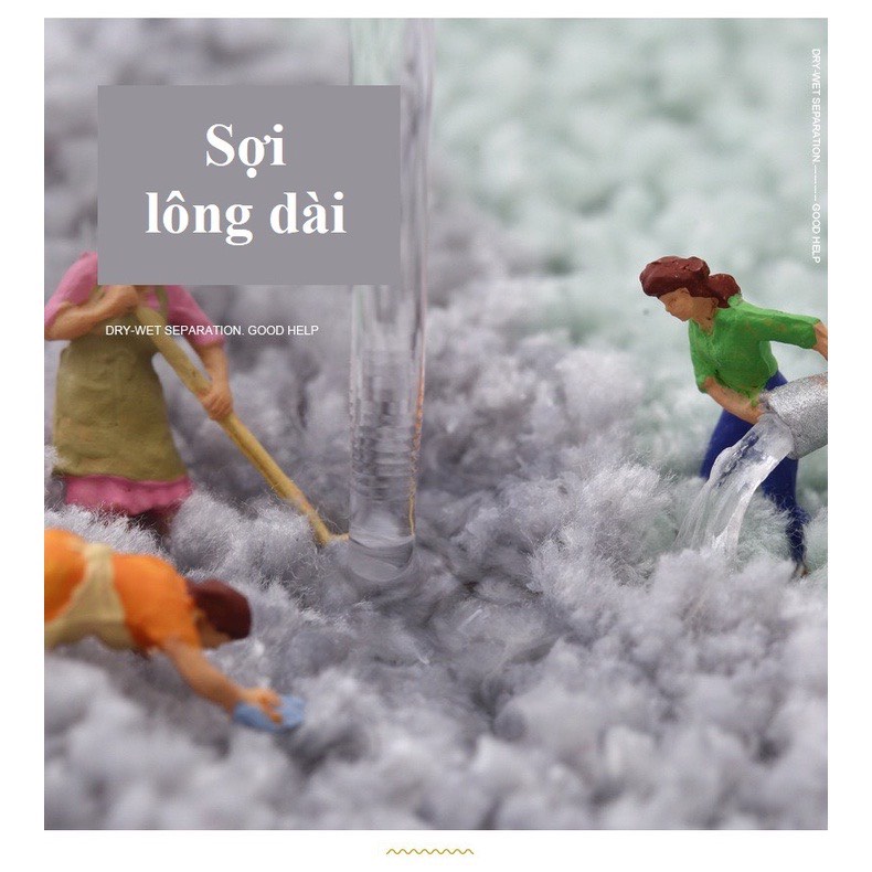 Thảm chùi chân LÔNG DÀI thấm hút nước tốt, phong cách Châu Âu TRỪU TƯỢNG