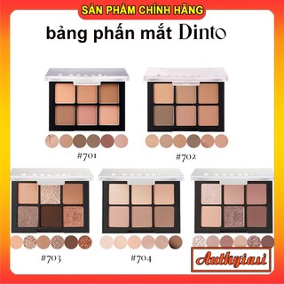 Bảng Mắt DINTO Blur-Finish Shadow 6 ô siêu xinh màu siêu tây