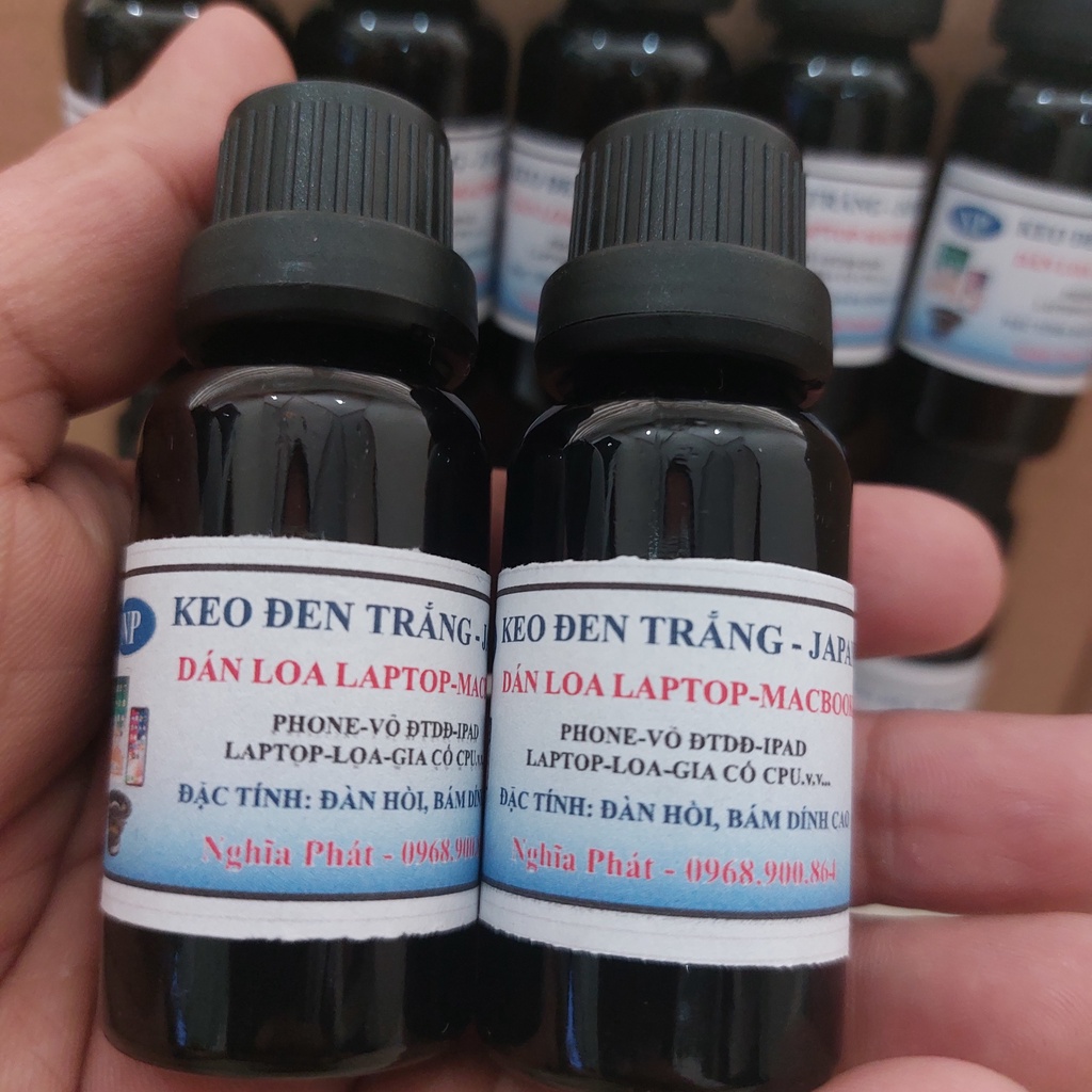 Keo Đen Chuyên Dụng Dán Màng, Gân Loa , Côn, Nhện Loa