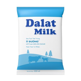 Bịch/ Túi sữa Dalat milk 220ml