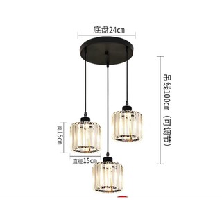Đèn thả bộ 3 trang trí bàn ăn, quầy bar  (Tặng kèm bóng LED )