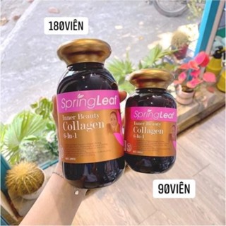 Viên uống collagen springleaf 6in1 90 viên, 180 viên úc, spring leaf inner beauty colagen 6 in 1, đẹp da, uống 1 được 6