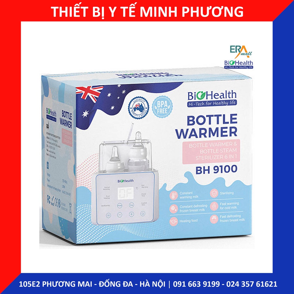 Máy hâm sữa hai bình thông minh BH9100