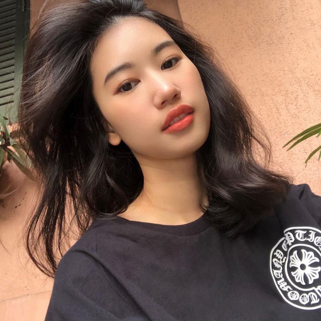Áo thun nữ BLACKDOKI-Cross , áo phông basic form rộng tay lỡ cá tính chất cotton dày dặn