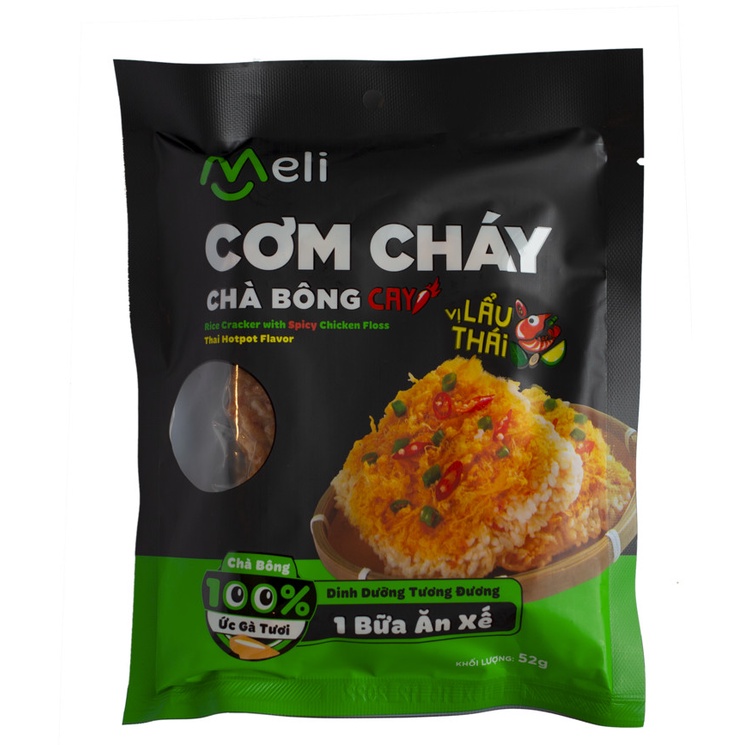 Cơm Cháy Chà Bông Cay, vị Lẩu Thái