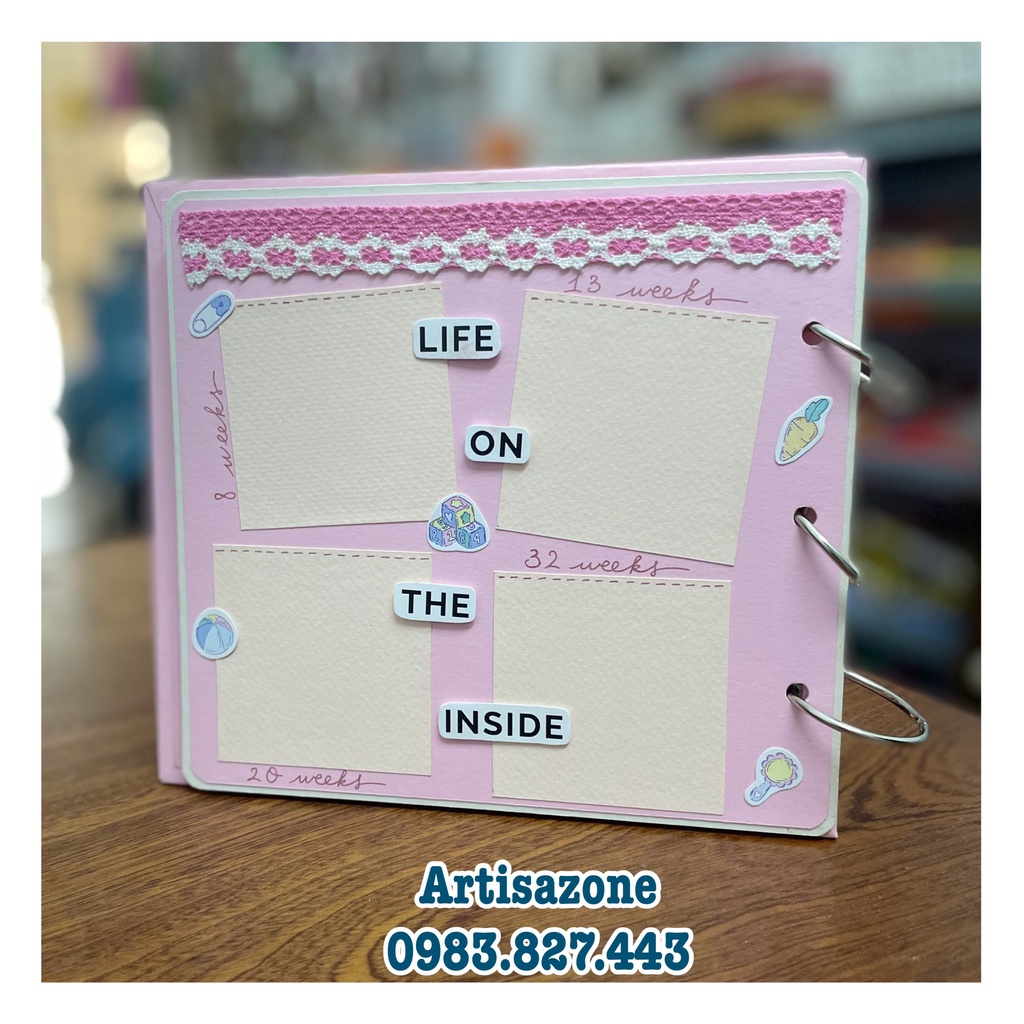Album, Scrapbook dán ảnh Baby dành cho bé yêu - Đọc kỹ mô tả từng sản phẩm