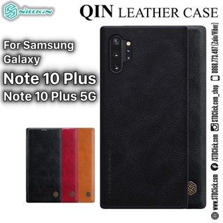 BAO DA SAMSUNG NOTE 10 PLUS VÀ NOTE 10 PLUS 5G NILLKIN QIN CHÍNH HÃNG [FLASH SALE] [NEW SALEOFF]