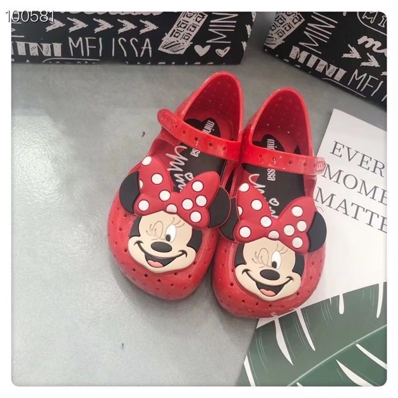 Sandal Melissa xuất bé gái phong cách Hàn Quốc hoạt hình micky