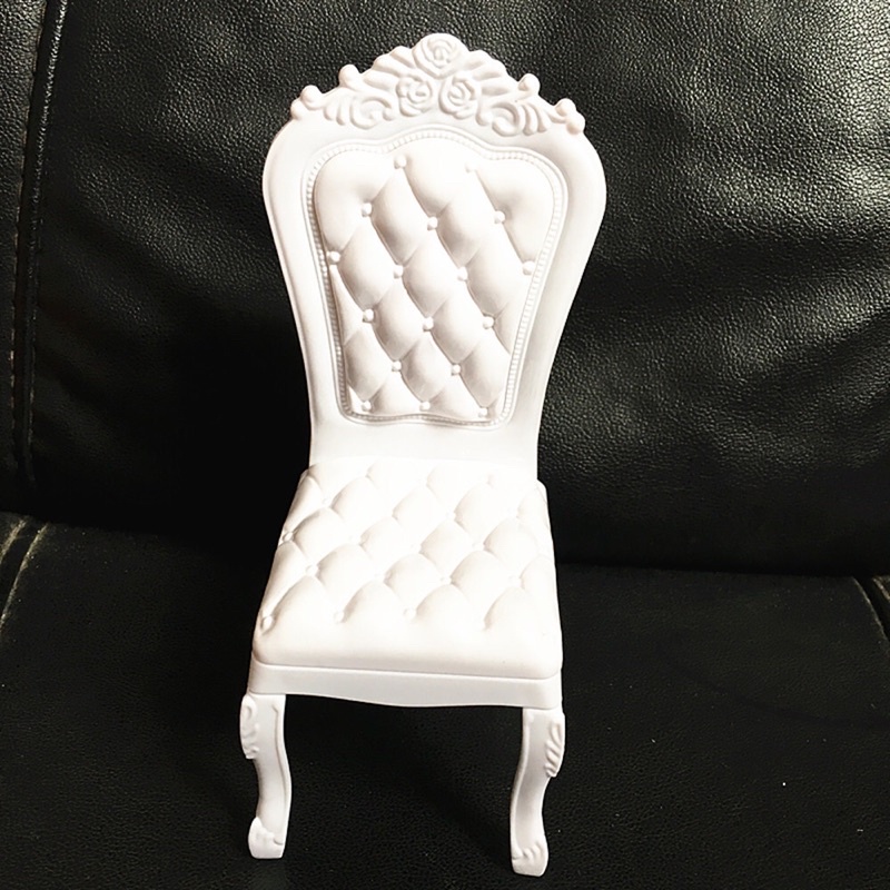 Bộ mô hình bàn ghế búp bê xinh xắn tỉ lệ 1:6 trang trí nhà búp bê tiện dụng, bàn ghế nhựa mini cho nhà búp bê