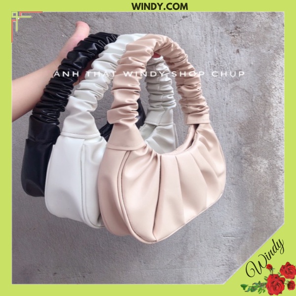 Túi Kẹp Nách Nữ Quai Nhún Sang Chảnh Phong Cách Hàn Quốc Chất Da Mền WD656