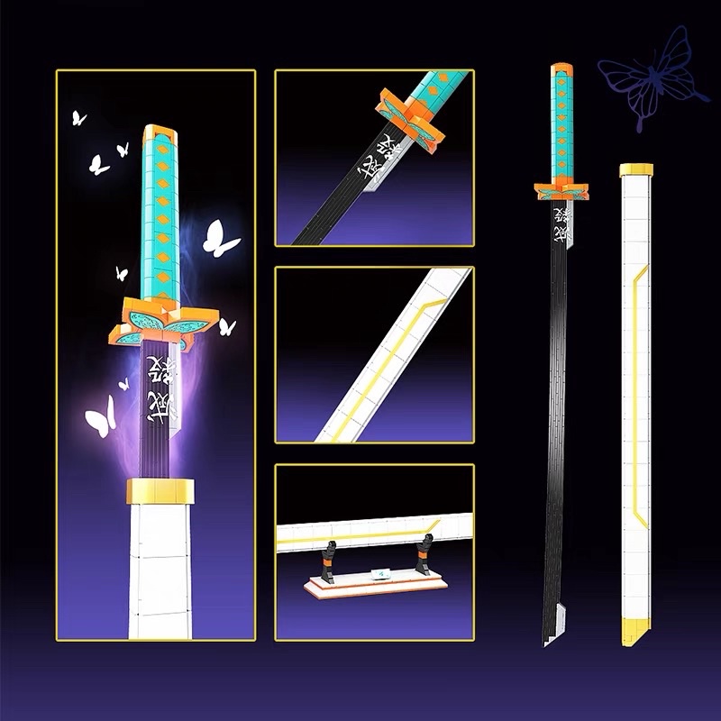 Mô Hình Kiếm Đồ Chơi Có Vỏ, Bộ Ráp Kiếm Dài 1m Tặng 1 Ráp Mini, Đồ Chơi Trẻ Em, WinRio.Store