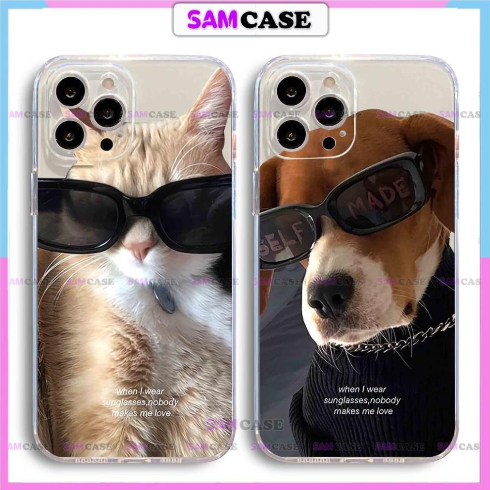 Ốp lưng iphone cặp đôi hoạt hình độc lạ chó mèo ngộ nghĩnh dễ thương đẹp cho ip 6/6s/7/8/X/XS/11/12/13/14 Pro Plus Max
