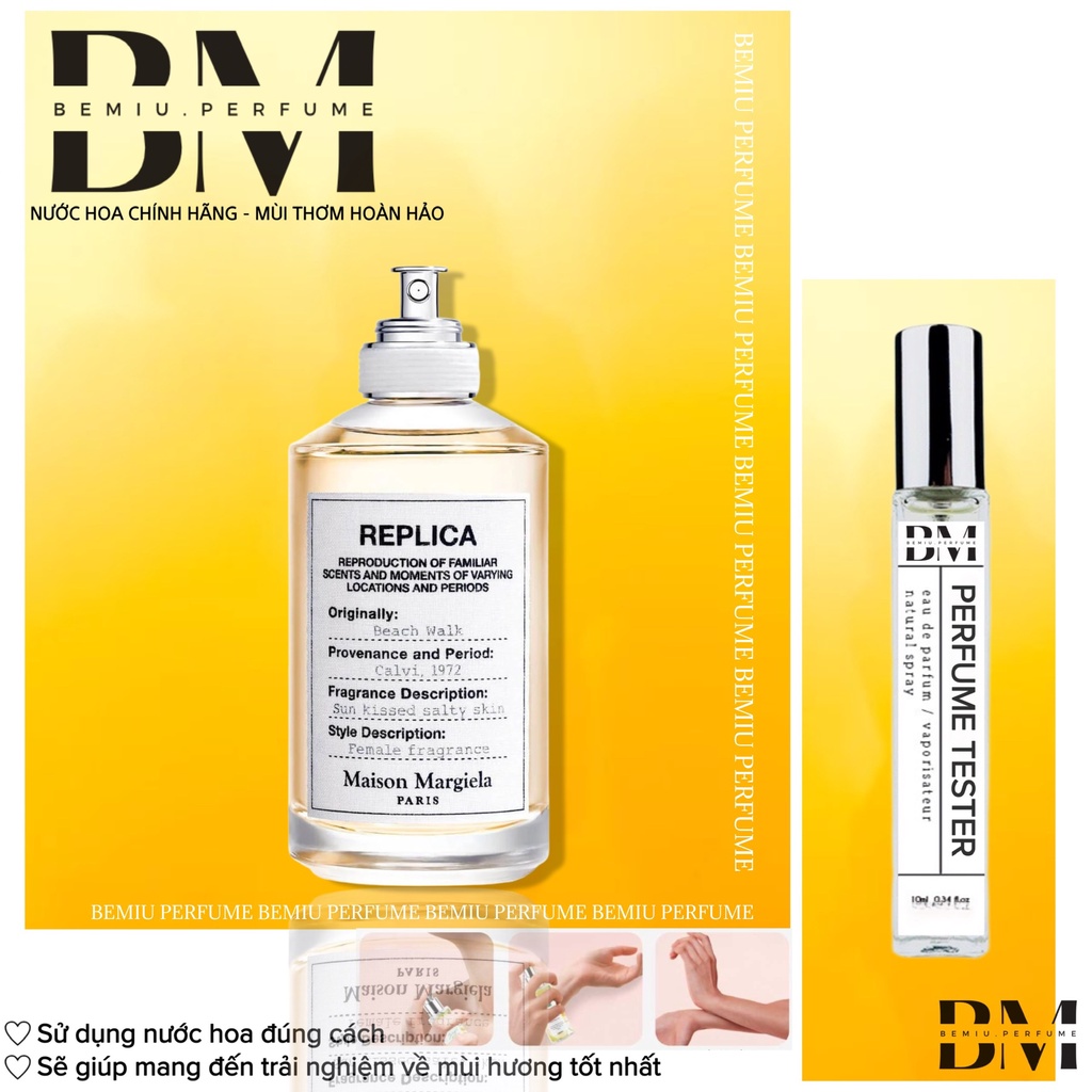 Nước hoa Maison Margiela Replica Beach Walk 𝗕𝗲𝗺𝗶𝘂𝘀𝘁𝗼𝗿𝗲𝗽𝗲𝗿𝗳𝘂𝗺𝗲