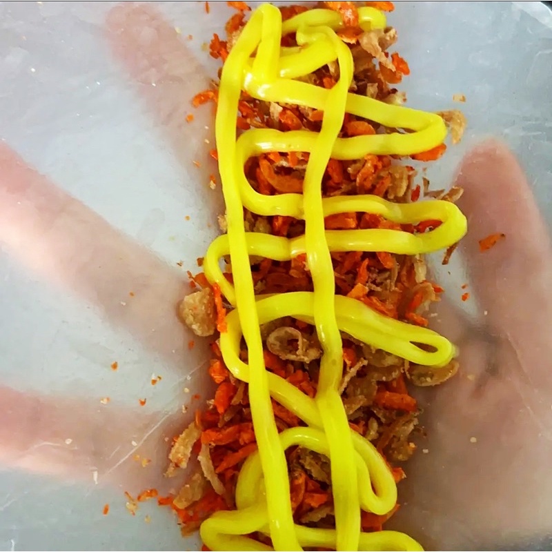 Combo 250g bánh tráng tròn phơi sương+200g muối tép hành phi +100g bơ