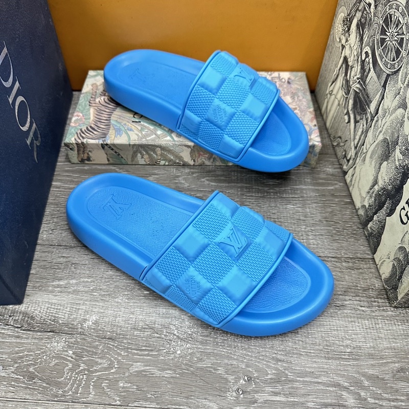 Dép lê LV đúc đủ màu hàng cao su đúc form nhỏ