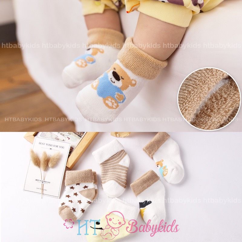 Tất Cho Bé - Vớ Trẻ Em Cho Bé Gái Đáng yêu Giữ Ấm