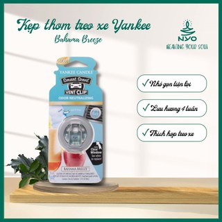 Kẹp thơm treo xe Trái Cây Nhiệt Đới – Bahama Breeze – Yankee Candle
