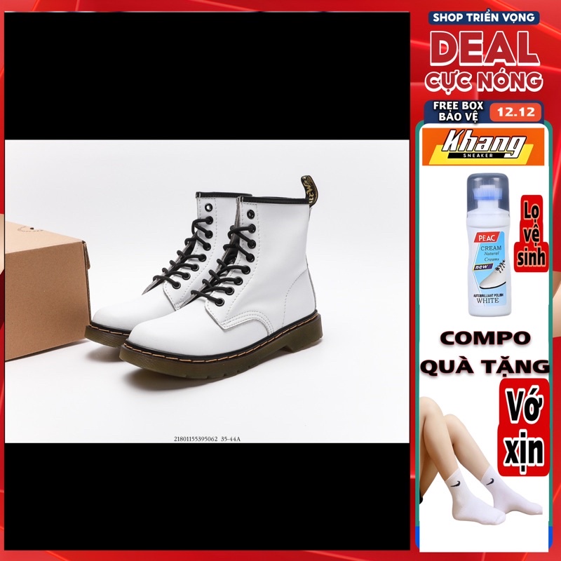 Giày Dr.Martens Trắng Cỗ Cao | Best Quality