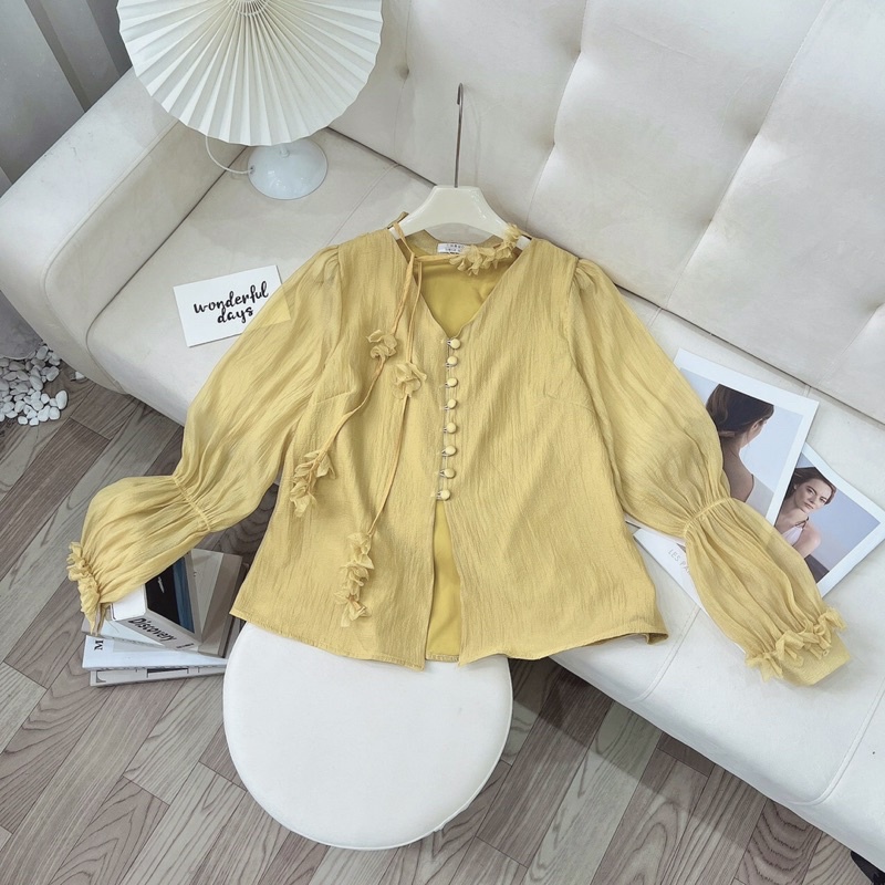 ÁO TƠ XỐP KHUY BỌC 3M