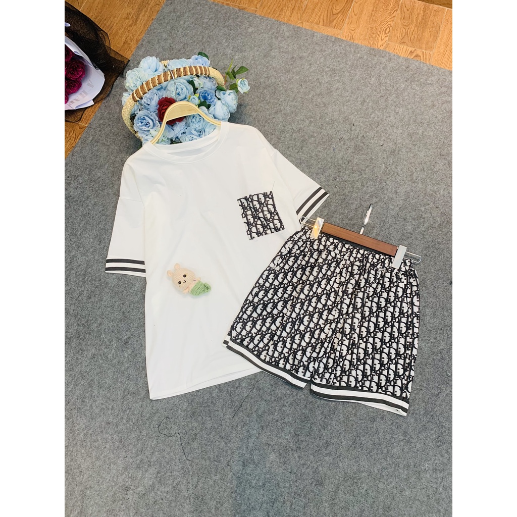 Set bộ Dio túi ngực  siêu xinh 2 màu,mặc lên siêu đẹp, phong cách thời trang HÀN XẺNG