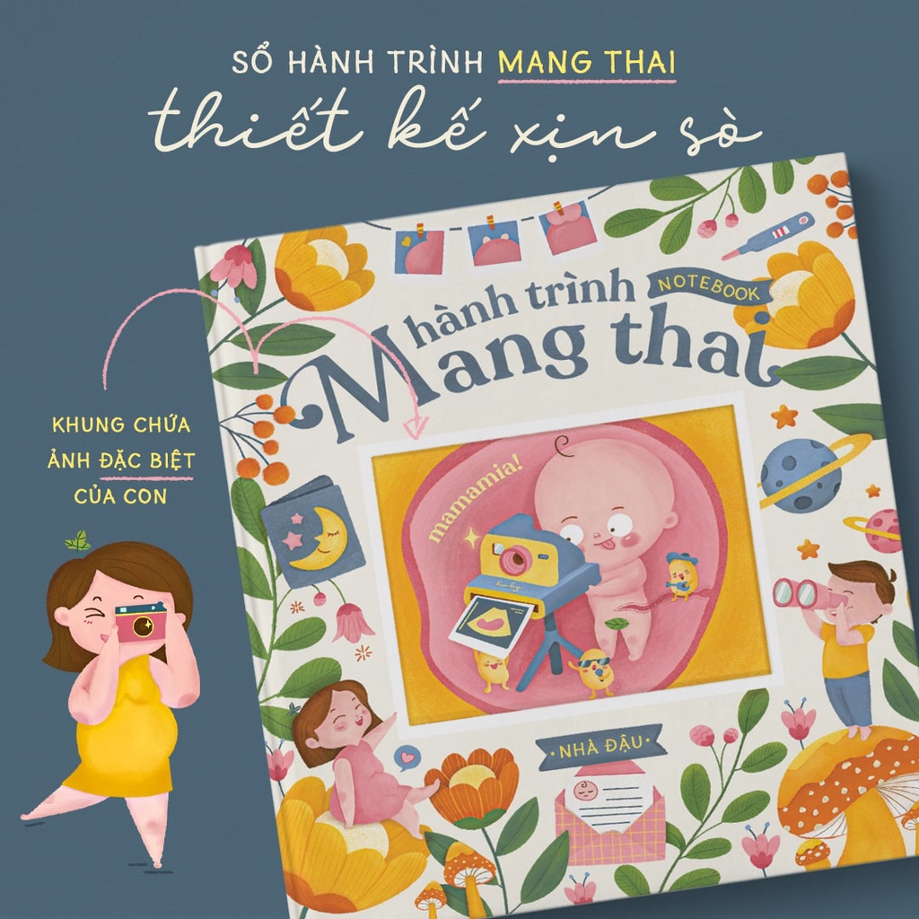 Sổ Nhật Ký Hành Trình Mang Thai Độc Đáo Cho Mẹ Bầu Nhà Đậu 109
