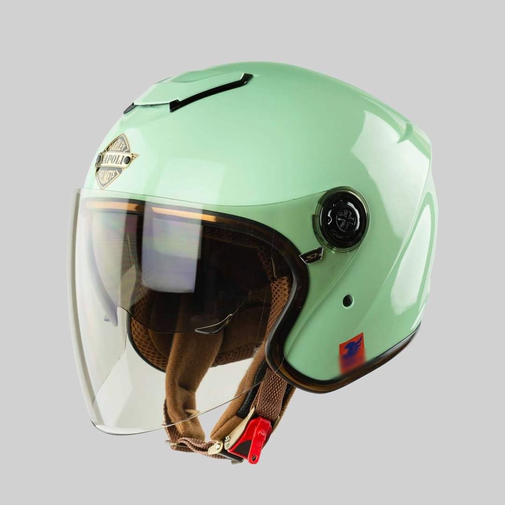 Mũ Bảo Hiểm 125 NAPOLI 2 Kính  -Bảo Hành 12 Tháng .