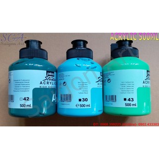 [KM] Acrylic Pebeo Studio High Viscosity bình lớn 500ml