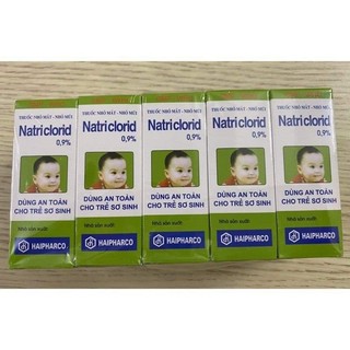 Nước muối sinh lý natriclorid 10ml lốc 10 lọ