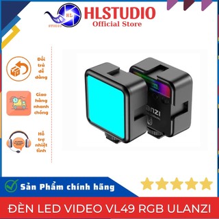 Đèn led video VL49 RGB Ulanzi HL Studio, pin lithium dung lượng lớn 2000mAh