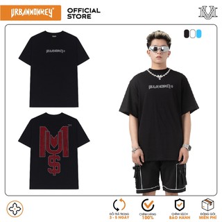 Áo thun urban monkey diamond big logo đính đá nổi bật