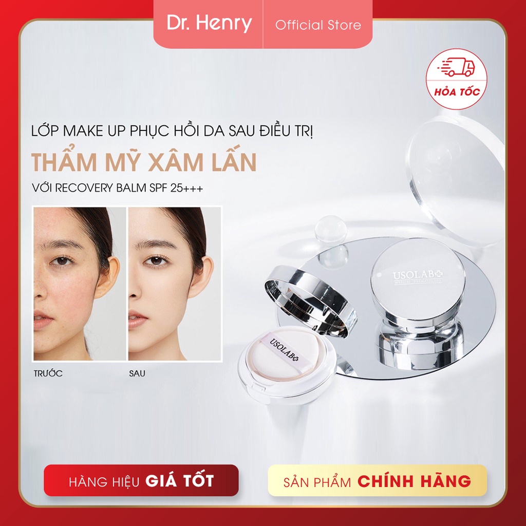 Phấn Nước - Cushion Usolab Recovery Balm SPF25+++ 15g Chính hãng|DR.HENRY|DR0343