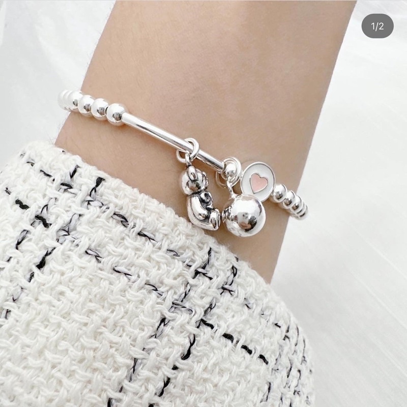 Lắc tay bạc nữ siêu dễ thương thích hợp làm quà tặng Silvergo Silver