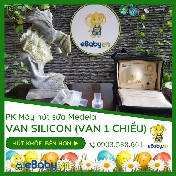 Van silicon- van chân không của máy hút sữa| MEDELA PUMP| Van 1 chiều- Hàng có sẵn