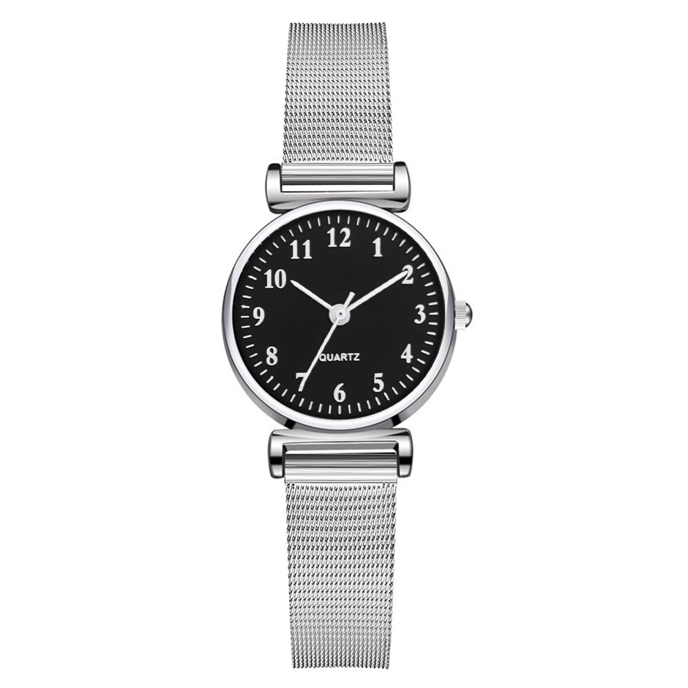 Đồng hồ nữ chính hãng dây thép không gỉ bền đẹp thời trang cao cấp kèm hộp D-ZINER NT58