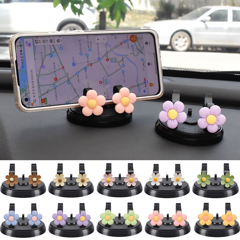 Giá Đỡ Điện Thoại Xoay 360 Độ Kiểu Dáng Hoạt Hình Đáng Yêu