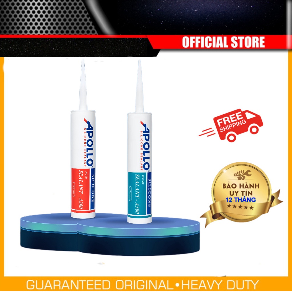 Keo Silicone Apollo A500, A300 300ml