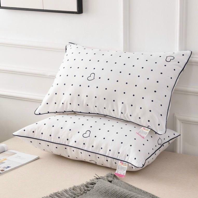 Hàng xuất Nhật, ruột gối đầu Hilton cao cấp cho khách sạn, kích thước 48*74, nặng 1.7kg/ 1đôi.